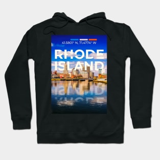 Rhode Island Travel Poster Hoodie